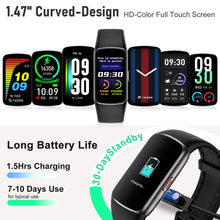 Load image into Gallery viewer, Zeacool Fitness Tracker with 24/7 Heart Rate, Blood Oxygen Sleep Monitor, 123 Sports Modes
