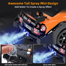 Load image into Gallery viewer, 2.4GHz 1:16 Scale 4WD High Speed Remote Control Cars Vehicle with LED Lights Two Batteries and Drifting Tires
