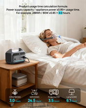Load image into Gallery viewer, DARAN Portable Power Station, 288Wh LiFePO4 Battery, 350W (600W Peak) Power Bank with AC Outlet, Mini Solar Generator 7-Port Design, 2.1Hrs Fast Charing for Emergency, Hurricane (Solar Optional)
