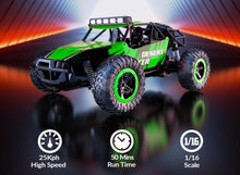 Load image into Gallery viewer, 1:16 RC Truck, 20kph Remote Control Cars for Boys, Off-Road Monster Truck Toy Vehicle for Kids &amp; Adults
