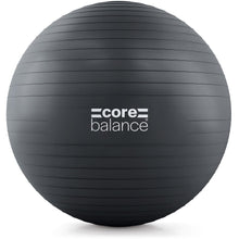 Load image into Gallery viewer, Core Balance Exercise Ball for Workouts, Anti-Burst and Slip Resistant, Swiss Yoga Ball  (33" / 85cm Black)

