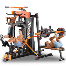 Load image into Gallery viewer, XGSW Multi-Function Home Gym Workout Station, Featuring a Pulley System, arm Trainer, and Leg Trainer ( Fitness Station+Cast lron 308LBS)
