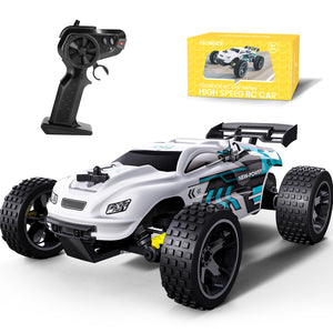 RC Cars Remote Control Car for Kids, 1:18 Scale 20 KM/H 2WD Offroad Buggy, 2.4GHz RC Racing Car with USB-C Easy Charging