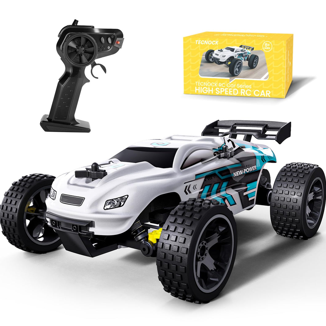 RC Cars Remote Control Car for Kids, 1:18 Scale 20 KM/H 2WD Offroad Buggy, 2.4GHz RC Racing Car with USB-C Easy Charging