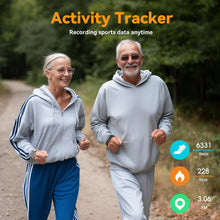Load image into Gallery viewer, DAVIKO Pedometer Watch Senior Friendly No App/Phone Required,Waterproof Fitness Tracker Watch
