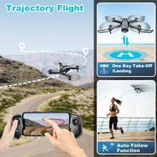 Load image into Gallery viewer, Drone with Camera - Drones for Adults, with 2 Batteries, Carrying Case, Propellers, 1080P HD Foldable Drone with Stable Hover

