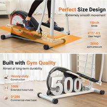 Load image into Gallery viewer, ANCHEER Elliptical Exercise Machine - Black with Red
