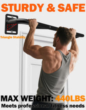 Load image into Gallery viewer, Fitarc Heavy Duty Wall Mount Pull Up Bar - Wall Mounted for 7-8ft Beams
