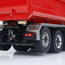 Load image into Gallery viewer, 1/14 8X8 RC Hydraulic Roll On Off Full Dumper Truck RC Dump Construction Vehicle Model U-Shaped Short Bucket
