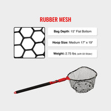 Load image into Gallery viewer, EGO S2 Slider Fishing Landing Net, Large Rubber Mesh, 29-60-Inch Handle

