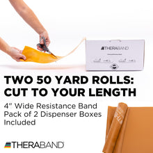 Load image into Gallery viewer, THERABAND Resistance Band, Gold, Max, 50-Yard Roll, Elastic Band for Strength Training, Stretching, Yoga, Pilates, Physical Therapy, Portable &amp; Cut-to-Length, Color-Coded Levels
