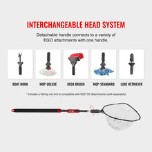Load image into Gallery viewer, EGO S2 Slider Fishing Landing Net, Large Clear Rubber Mesh, Non-Tangle Mesh
