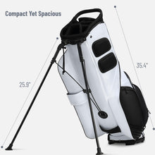 Load image into Gallery viewer, uniHimal 8-Way Lightweight Walking Golf Stand Bag for Men Women Black White
