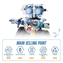 Load image into Gallery viewer, Robot Toys for Kids Ages 8-14, Remote &amp; App-Controlled 3 in 1 STEM Robotics Set for Kids, Creative Birthday (695 Pieces)
