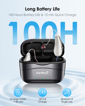 Load image into Gallery viewer, Karthus Hearing Aids, Rechargeable Hearing Aids for Seniors with Hearing Loss - Gold
