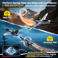 Load image into Gallery viewer, Remote Control Airplane Fighter Jet,2.4GHz 6-axis Gyro Stabilizer RTF Hobby Glider
