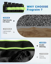 Load image into Gallery viewer, Adjustable Ankle Weights 1-5 LBS Pair with Removable Weight for Jogging, Gymnastics-Green
