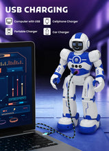 Load image into Gallery viewer, Robot Toys for Kids, Programmable Remote Control Smart Walking Dancing Robot Toy with Gesture &amp; Sensing
