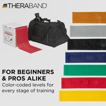 Load image into Gallery viewer, THERABAND Resistance Band 25 Yard Roll, Thin Yellow Non-Latex Professional Elastic Bands
