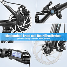 Load image into Gallery viewer, Electric Bike for Adults, [Peak 750W Motor] Electric Mountain Bike, 26&quot; Sunshine Commuter Ebike, 55 Miles 22MPH Electric Bicycle
