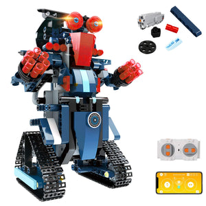 STEM Building Block Toy RC Robot for Kids, App Controlled & Remote Control Robotic Toy for Boys and Girls, Engineering