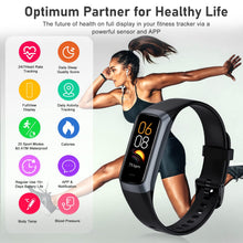 Load image into Gallery viewer, Zeacool Fitness Tracker with 24/7 Heart Rate, Blood Oxygen Blood Pressure Sleep Monitor
