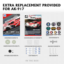 Load image into Gallery viewer, 1/10 Metal On-Road Drift Car Roller,4 Wheel Drive Racing Supercar Roller, Electric Touring Car Chassis Frame Body, Red
