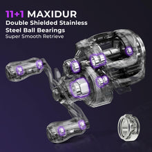 Load image into Gallery viewer, KastKing Royale Legend Pro Baitcasting Fish Reels, 8.0:1 Gear Ratio, Right
