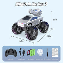 Load image into Gallery viewer, 1:16 Remote Control Car, 2.4GHz Shoot Water RC Cars, 4WD Amphibious RC Truck, All Terrain Off-Road Remote Control Monster Truck
