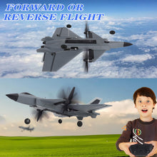 Load image into Gallery viewer, RC Plane 3 Channel Brushless Foam Glider, 40 kmh Remote Control Plane - Fly Vertically, Inverted &amp; Tumble, Large RC Airplane Toy
