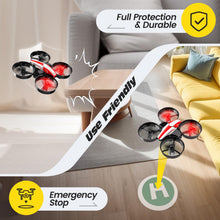 Load image into Gallery viewer, Holy Stone Mini Drone for Kids and Beginners RC Nano Quadcopter Indoor Small Helicopter Plane with Auto Hovering, 3D Flips, Headless Mode and 3 Batteries, Great Gift Toy for Boys and Girls, HS210 Red
