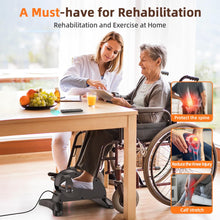 Load image into Gallery viewer, HOMGIM Under Desk Elliptical - Seated Elliptical Machine for Home Use &amp; Seniors, Quiet Pedal Exerciser with LCD Monitor, Portable Leg Exerciser for Recovery &amp; Office Fitness

