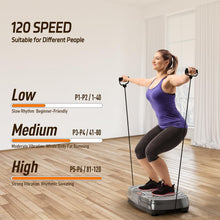 Load image into Gallery viewer, Vibration Plate Exercise Machine: TISSCARE Vibrating Plates for Weight Loss and Lymphatic Drainage, 400lbs Shake Plate Whole Body Workout Platform for Home Fitness Fat Burner Sedentary Office
