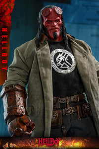 Hot Toys Hellboy 1/6 Sixth Scale Movie Masterpiece Series MMS527 - Hell Boy (2021) Collectible Action Figure
