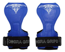 Load image into Gallery viewer, Cobra Grips Weight Lifting Gloves with Adjustable Neoprene Padded Wrist Wraps -  (PRO Blue Rubber)
