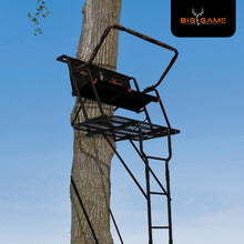Load image into Gallery viewer, BIG GAME Spector XT 2-Person Ladder Whitetail Deer Elk Mule Above Hunting Outdoors Flex-Tek Seats 17' Tall Tree Stand
