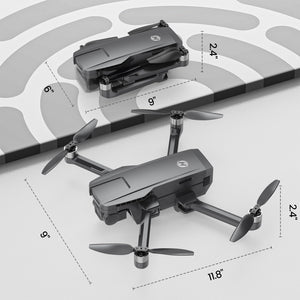 2-Axis Gimbal Drones with 4K EIS Camera, 2 Batteries 52-Min Flight Time, Brushless Motors, GPS Auto Return, Video Transmission