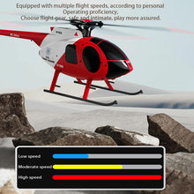 Load image into Gallery viewer, Remote Control Helicopter, 1:28 Scale MD500 Defender, 2.4G 6CH RTF RC Helicopter with Brushless Motor Single Blade
