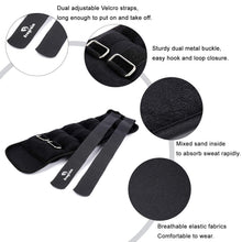 Load image into Gallery viewer, Ankle Weights, Wrist Arm Leg Weights 10 LBS x 2 - Black
