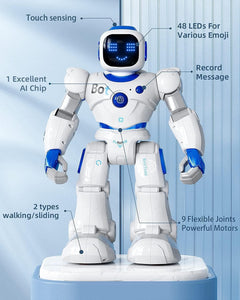 1088 Smart Robots for Kids, Large Programmable Interactive RC Robot with Voice Control, APP Control