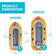 Load image into Gallery viewer, INTEX Challenger 3-Person Inflatable Boat Set with Oars and Pump
