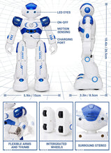 Load image into Gallery viewer, RC Robot Toys for Kids, Gesture &amp; Sensing Programmable Remote Control Smart Robot
