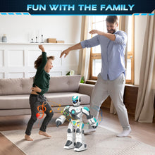 Load image into Gallery viewer, Remote Control Robot for Kids Extra Large, 15.4&quot; Programmable RC Robot Toy
