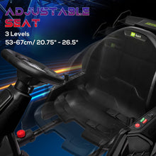 Load image into Gallery viewer, 24V 7.5 MPH Electric Go Kart with Adjustable Seat, Drifting Car Battery Powered Ride on Toy Outdoor for 6-12 Years Old, Black
