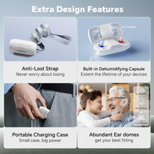 Load image into Gallery viewer, iBstone Nova Hearing Aids for Seniors Adults: Superior Sound Quality - Blue and Red
