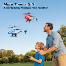 Load image into Gallery viewer, DEERC DE23 Remote Control Helicopter, RC Helicopters with 7 Colors Light, 2 Modular Battery for 24 Min Play, Altitude Hold, One Key take Off/Landing, 2.4GHz Aircraft Indoor Flying Toy for Boys Girls
