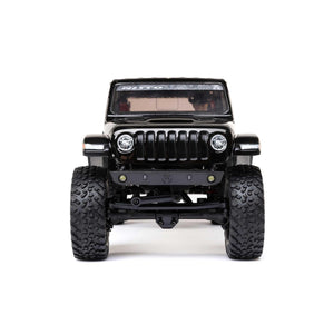 RC Truck SCX24 Jeep Gladiator 4 Wheel Drive Rock Crawler Brushed RTR (Nothing Needed to Complete Ready-to-Run), Black
