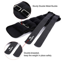 Load image into Gallery viewer, Ankle Weights, Wrist Arm Leg Weights 10 LBS x 2 - Black
