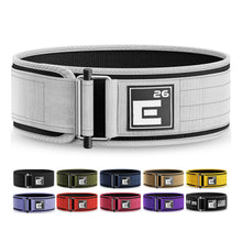 Load image into Gallery viewer, Element 26 Self-Locking Weight Lifting Belt -  (Medium, White)
