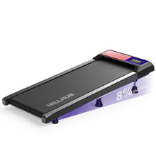 Load image into Gallery viewer, 2.5 HP Quiet Under Desk Treadmill with 8% Incline -  N4054AF-Black/Flag
